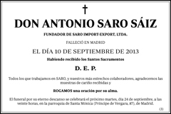 Antonio Saro Sáiz